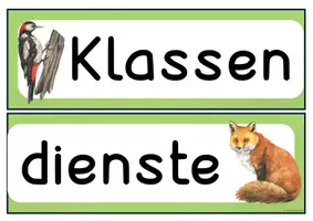 Vorschau - Poster - KLASSENDIENSTE | 2 Versionen | Classroom Management - Seite 2