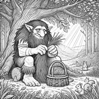 Vorschau - Mal- und Bastelvorlagen - Troll Ausmalbilder (50 Malvorlagen) inkl. Stundenentwurf (PDF) - Seite 2