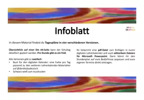 Vorschau - Lehrpläne/Lehrermaterial - Lehrerkalender Teil 5: Tagesplan - editierbar! - Seite 2