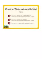 Vorschau - Stationenlernen - Alphabet - Übungskartei 2: Wörter nach dem Alphabet ordnen - Seite 2