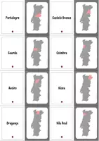 Vista previa - Unidades / Secuencias / Situaciones de Aprendizaje - Juego de memoria geografía de Portugal | Distritos y capitales - página 3