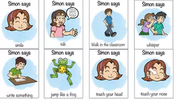 Vorschau - Spiele - Bildkarten für das Spiel "Simon says" - Seite 3