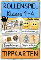 Vorschau - Stundenentwürfe - Rollenspiel Tippkarten Grundschule - Deckblatt