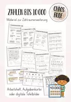 Vorschau - Unterrichtsreihen - Zahlen bis 10.000 - Materialpaket für die 4. Klasse - Seite 1