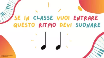 anteprima - Schede informative - Cartelli di benvenuto: bussa a ritmo (2/4) - Pagina di copertina