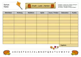Vorschau - Spiele - Großes Materialpaket Stadt-Land... - Seite 1