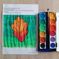 Vorschau - Mal- und Bastelvorlagen - Kunstidee Herbst Dot Painting - Seite 2