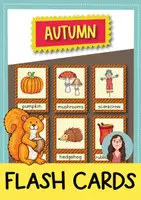 Vista previa - Tarjetas / Manipulativos - Autumn Flash Cards / Tarjetas con imágenes (inglés) - Portada