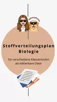 Vorschau - Stundenentwürfe - Stoffverteilungspläne Biologie Klasse 5,6 und 8 - Deckblatt