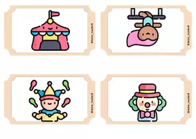 Vista previa - Juegos / Gamificación - The circus memory game - página 1