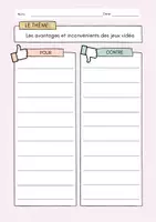 Vorschau - Arbeitsblätter - Discussion: Les avantages et inconvénients des jeux vidéo - Seite 2