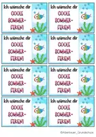 Vorschau - Mal- und Bastelvorlagen - Eiswürfel - Grüße zu den Sommerferien - Seite 1