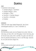 Vorschau - Spiele - herbstliches Legedomino (Mengen, Würfelbilder, Ziffern) - Seite 1
