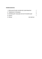 Vorschau - Stundenentwürfe - Unterrichtsentwurf (UV) Sachunterricht Höhenlinien - Deckblatt