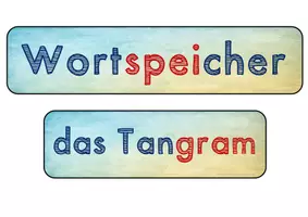 Vorschau - Unterrichtsreihen - Wortspeicher Tangram - Seite 3