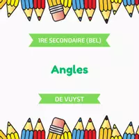 Aperçu - Feuilles d'exercices - S1 Belgique - Angles - Page de couverture