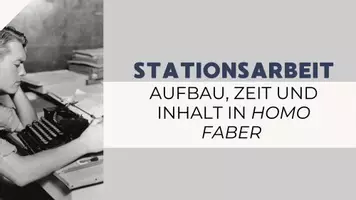 Vorschau - Stationenlernen - Stationsarbeit: Homo Faber von Max Frisch + Lösungen - Seite 1