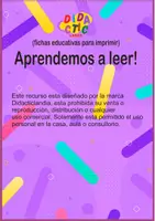 Vista previa - Juegos / Gamificación - Aprendemos a leer paso a paso - página 1