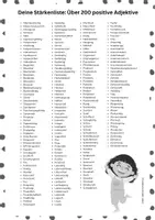 Vorschau - Arbeitsblätter - Meine Stärkenliste Stärkenbaum meine Stärken - Seite 2