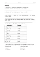 Vorschau - Arbeitsblätter - California – Worksheets - Seite 2