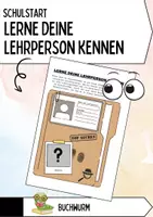 Vorschau - Spiele - Kennenlernen mal anders: Der Lehrperson auf der Spur... - Deckblatt