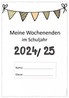 Vorschau - Anderer Materialtyp - Schreiben vom Wochenende - Deckblatt 2023 - Seite 2