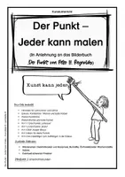 Vorschau - Arbeitsblätter - Der Punkt - Kleines Kunstprojekt (auch für Vertretungsstunden) - Seite 2