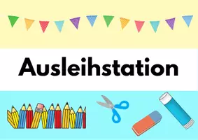 Vorschau - Mal- und Bastelvorlagen - Plakat für die Ausleihstation / Materialkommode Moppe - Deckblatt
