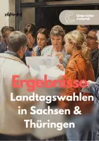 Vorschau - Arbeitsblätter - Ergebnisse Landtagswahlen Sachsen & Thüringen - Unterrichtsreihe - Deckblatt