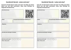 Vorschau - Arbeitsblätter - Mithilfe von Videos online Berufe kennenlernen - Seite 2