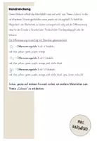 Vorschau - Arbeitsblätter - Colours Farben Arbeitsblatt differenziert - Englisch - Seite 1
