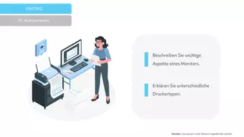 Vorschau - Arbeitsblätter - PC-Komponenten: Monitore, Tintenstrahl- und Laserdrucker - Seite 2