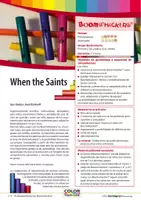 Vista previa - Unidades / Secuencias / Situaciones de Aprendizaje - When the Saints - Acompañamiento con boomwhackers - Portada