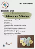 Vorschau - Stundenentwürfe - Präsens Präteritum - Deckblatt