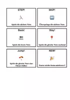 Vorschau - Spiele - Step-Skip Game - Spiel für Musikinstrumente - Deckblatt