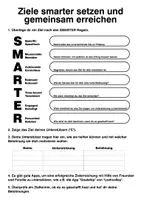 Vorschau - Arbeitsblätter - Ziele smarter setzen und gemeinsam erreichen. - Seite 1