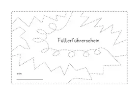 Vorschau - Arbeitsblätter - Füllerführerschein in der Druckschrift - Seite 2