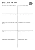 anteprima - Esercizi - Warren G. Harding (1921 - 1923) - Pagina 1