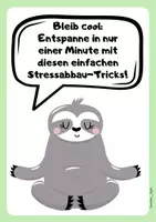 Vorschau - Bildkarten - Stressabbau-Karten / Jederzeit einsetzbar Kl.4-13 - Seite 1