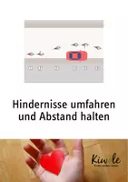 Vorschau - Arbeitsblätter - Radfahrprüfung: Hindernisse umfahren und Abstand halten - Deckblatt
