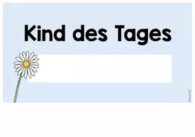 Vorschau - Präsentationen/Tafelbilder - Kind des Tages - Visualisierung - Seite 2