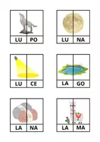 anteprima - Esercizi - SILLABE- componi e scomponi le parole - Pagina 1