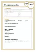 Vorschau - Anderer Materialtyp - Übernahme einer neuen 3. Klasse - Seite 1
