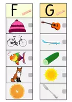 Vorschau - Arbeitsblätter - Klammerkarten Anlaute A-Z - Seite 3