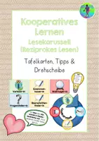 Vorschau - Merkblätter - Kooperatives Lernen - Lesekarussell (Reziprokes Lesen) - Deckblatt