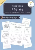 Vorschau - Arbeitsblätter - Reitpädagogik: Pferd Putzen Mini Heft Putzbox Freebie - Deckblatt