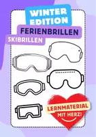 Vorschau - Mal- und Bastelvorlagen - Meine Winterferien - Seite 1
