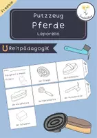 Vorschau - Arbeitsblätter - Reitpädagogik: Pferd Putzen Leporello Freebie - Deckblatt