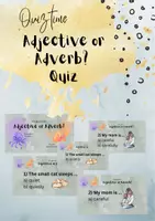 Vorschau - Spiele - Quiz Adjective or Adverb? - Präsentationsfolien - Deckblatt