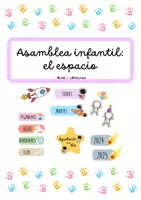 Vista previa - Decoración del aula - Asamblea educación infantil: el espacio - Portada